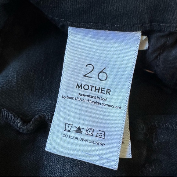 Mother Jeans The Looker Crop Not Guilty Black Skinny Jeans - Picture 6 of 10